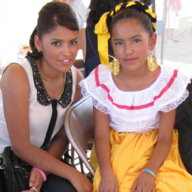 performers getting ready